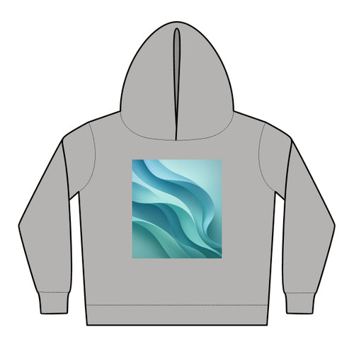 Ethereal Wave Flow - Toddler Pullover Fleece Hoodies