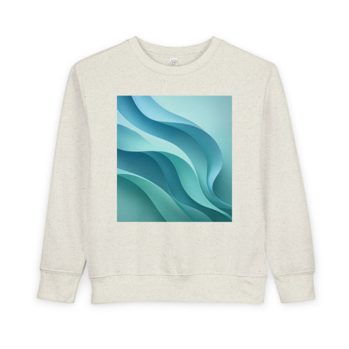 Ethereal Wave Flow - Toddler Sweatshirt