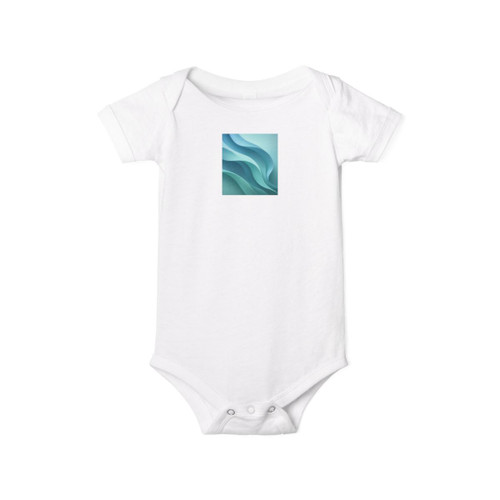 Ethereal Wave Flow - Infant Jersey One Piece