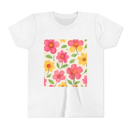 Whimsical Garden Blooms - Youth Short Sleeve Tee