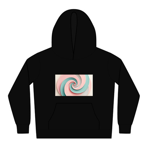 Celestial Spiral Harmony - Kids Relax Hoodie