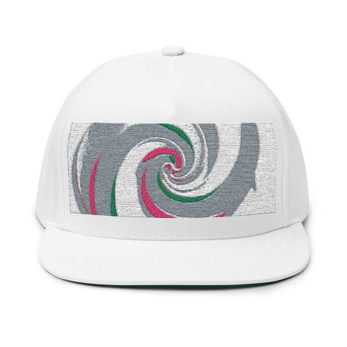Celestial Spiral Harmony - Flat Bill Cap (Embroidery)