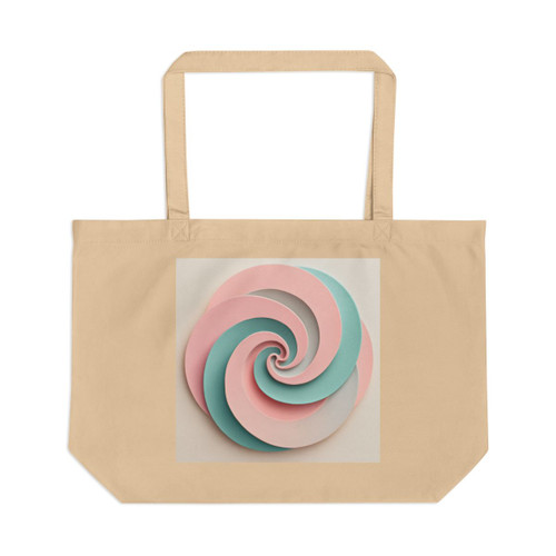 Celestial Spiral Harmony - Large Eco Tote