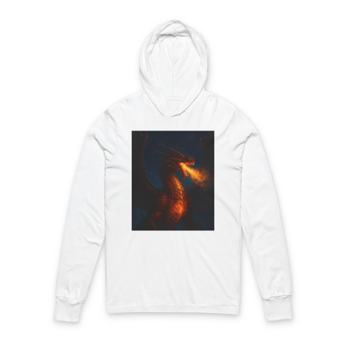 Celestial Flame - Unisex Hooded Long Sleeve Tee