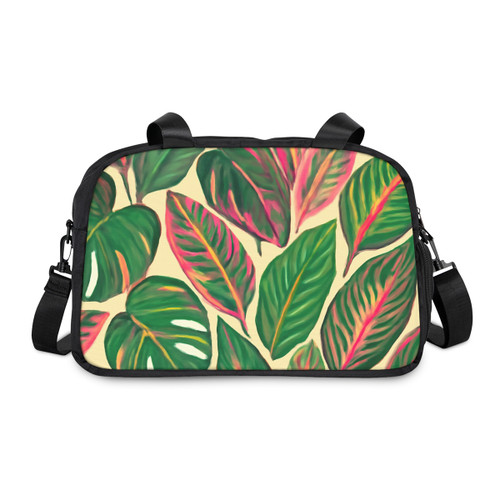 Tropical Leaf Symphony - Fitness Handbag Tropical Leaf Symphony - Fitness Handbag