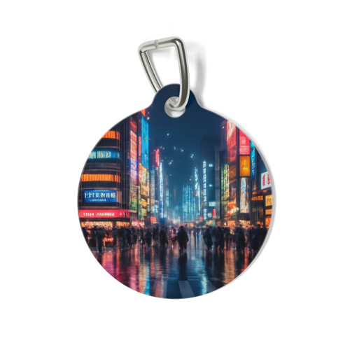 Tokyo Neon Nights - Pet Tag