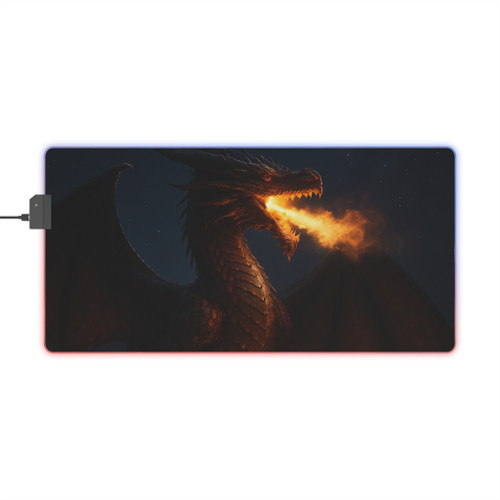 Celestial Flame - LED Gaming Mouse Pad