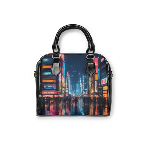 Tokyo Neon Nights - Shoulder Handbag Tokyo Neon Nights - Shoulder Handbag