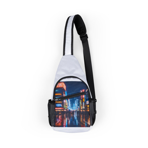 Tokyo Neon Nights - Chest Bag (AOP)