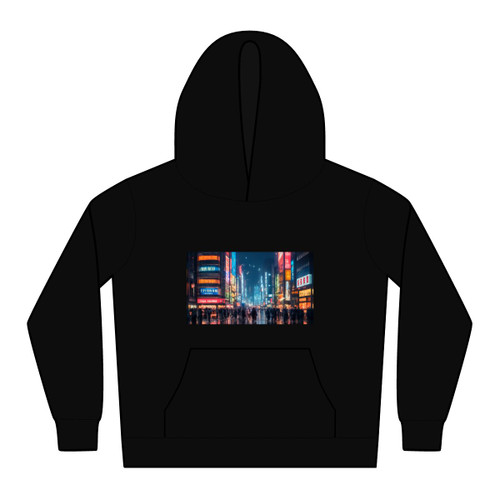 Tokyo Neon Nights - Kids Relax Hoodie