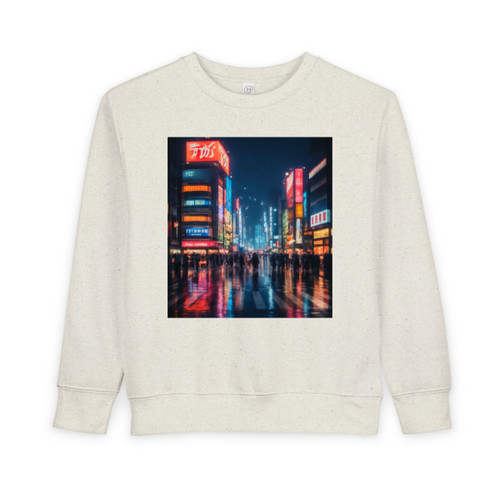 Tokyo Neon Nights - Toddler Sweatshirt