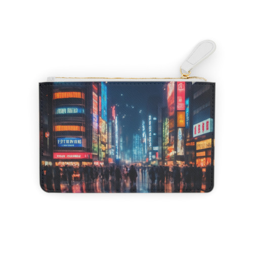 Tokyo Neon Nights - Mini Clutch Bag