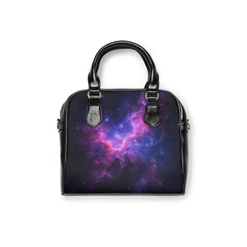 Ethereal Nebula Whispers - Shoulder Handbag