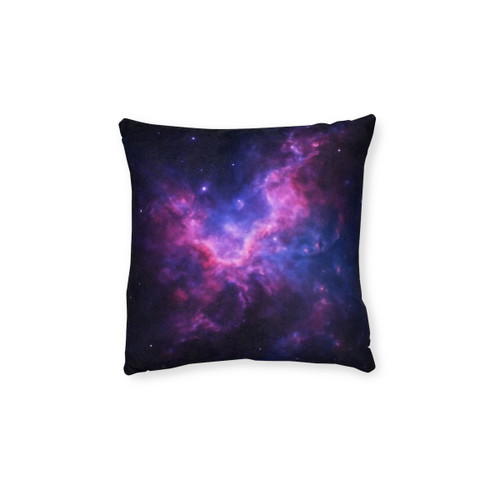 Ethereal Nebula Whispers - Square Pillow