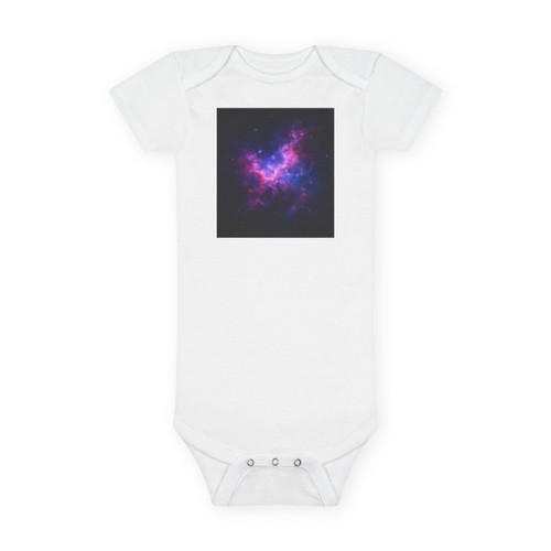 Ethereal Nebula Whispers - Baby Short Sleeve Onesie®