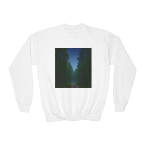 Twilight Forest Whisper - Youth Crewneck Sweatshirt