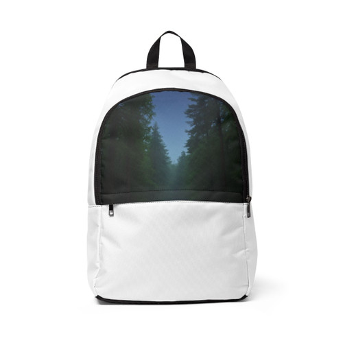 Twilight Forest Whisper - Unisex Fabric Backpack Twilight Forest Whisper - Unisex Fabric Backpack