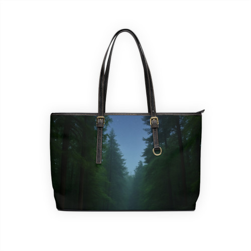 Twilight Forest Whisper - PU Leather Shoulder Bag