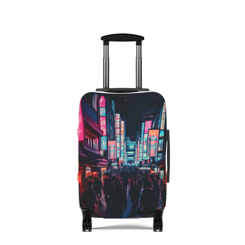 Tokyo Neon Vibes - Luggage Cover