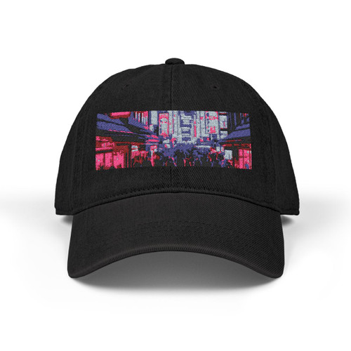 Tokyo Neon Vibes - Denim Hat (Embroidery)