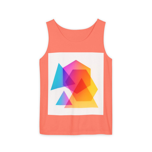 Prismatic Interlace - Unisex Garment-Dyed Tank Top