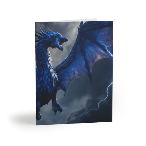 Celestial Storm Wyrm - Greeting cards (8, 16, and 24 pcs)