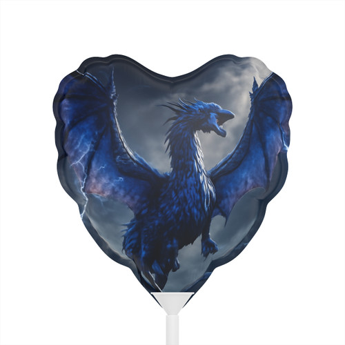 Celestial Storm Wyrm - Balloons (Round and Heart-shaped), 6"