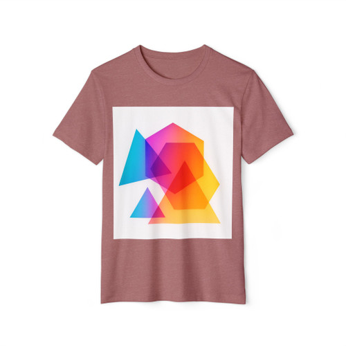 Prismatic Interlace - Unisex Recycled Organic T-Shirt