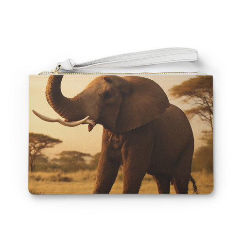 Graceful Elephant Dance - Clutch Bag