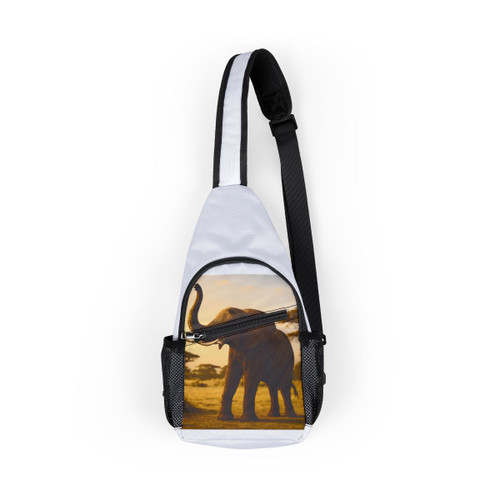 Graceful Elephant Dance - Chest Bag (AOP)