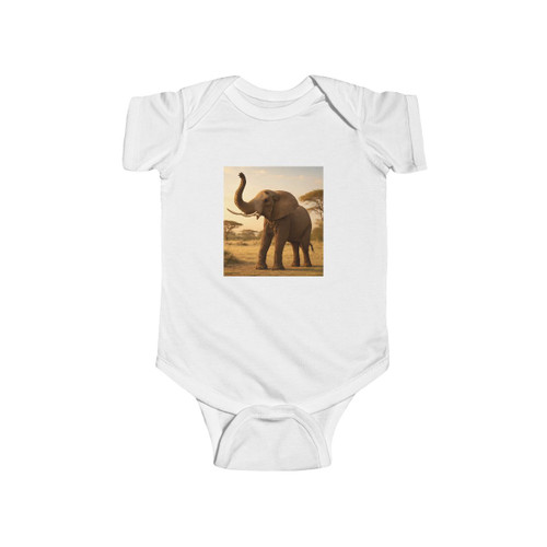 Graceful Elephant Dance - Infant Fine Jersey Bodysuit