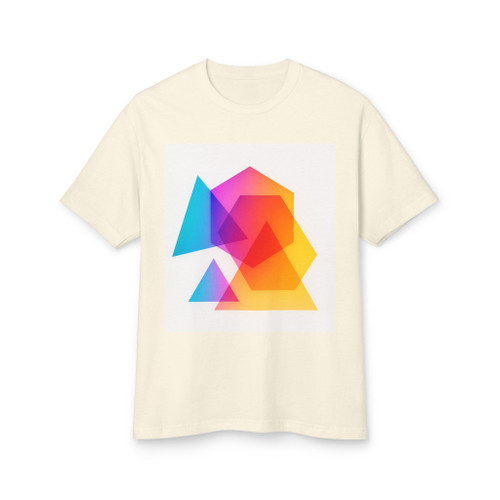 Prismatic Interlace - Unisex Garment-Dyed Heavyweight Cotton Tee