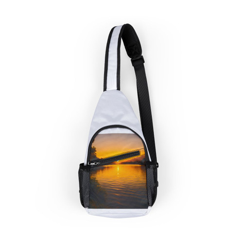 Golden Hour Over Lake - Chest Bag (AOP)
