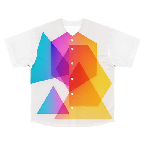 Prismatic Interlace - Men's Baseball Jersey (AOP)
