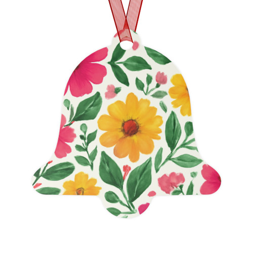 Whimsical Garden Escape - Metal Ornaments