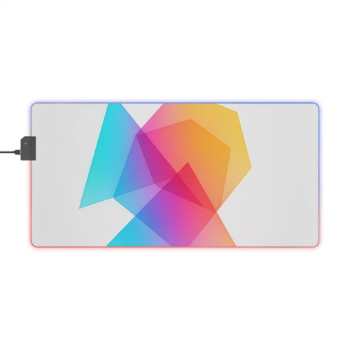 Prismatic Interlace - LED Gaming Mouse Pad