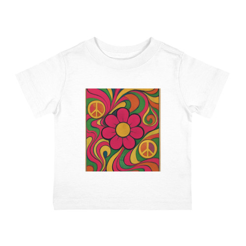 Groovy Flower Power - Infant Cotton Jersey Tee