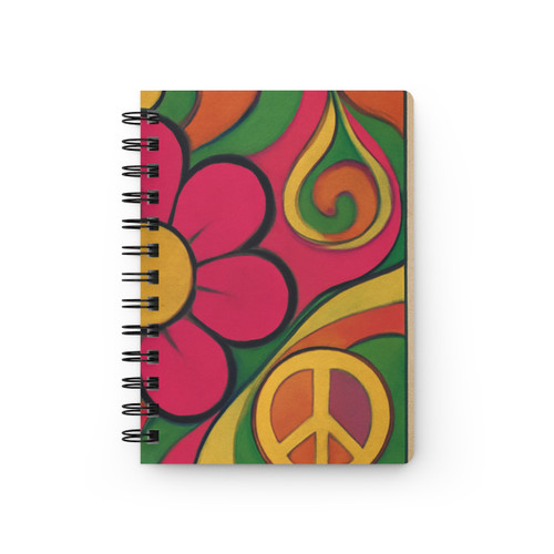 Groovy Flower Power - Spiral Bound Journal