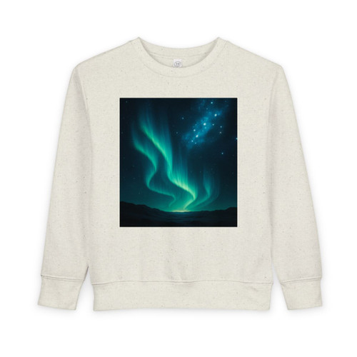 Galactic Aurora Waves - Toddler Sweatshirt