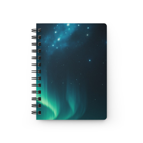 Galactic Aurora Waves - Spiral Bound Journal