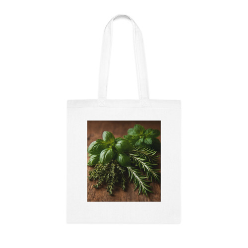 Garden Herb Symphony - Cotton Tote
