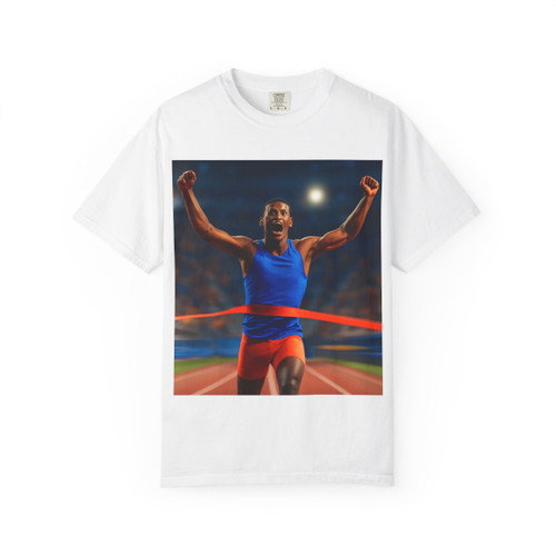 Victory Sprint Moment - Unisex Garment-Dyed T-shirt