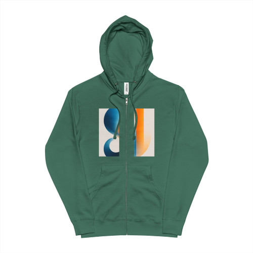 Dynamic Balance - Unisex Fleece Zip Up Hoodie