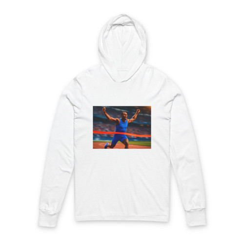 Victory Sprint Moment - Unisex Hooded Long Sleeve Tee