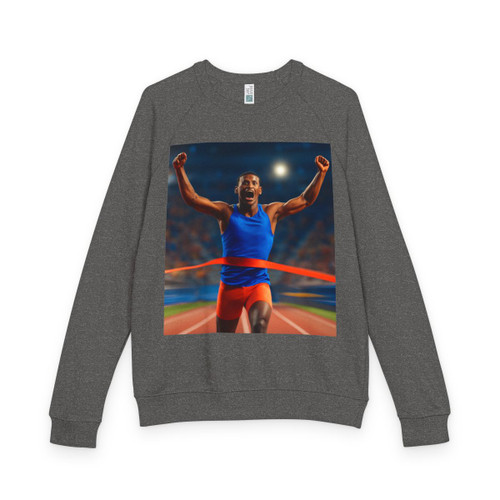 Victory Sprint Moment - Unisex French Terry Raglan Crewneck