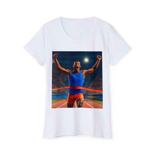 Victory Sprint Moment - Women's Organic Short Sleeve T-Shirt