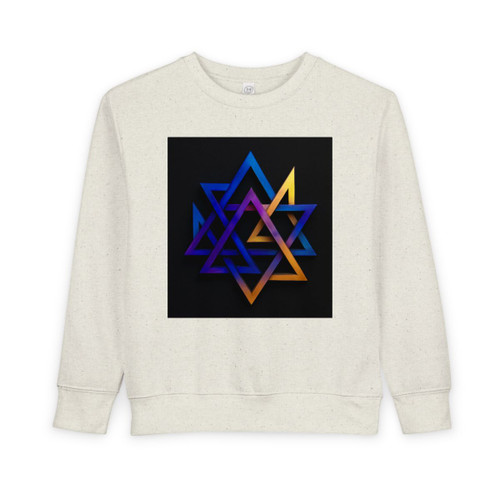 Cosmic Triangle Flow - Toddler Sweatshirt