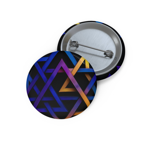 Cosmic Triangle Flow - Custom Pin Buttons