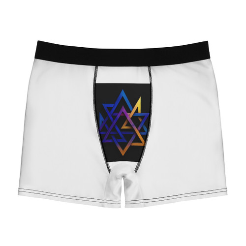 Cosmic Triangle Flow - Men's Boxer Briefs (AOP)