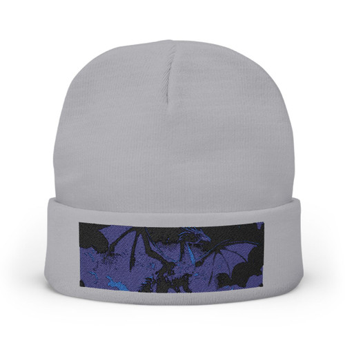 Celestial Night Wyrm - Knit Beanie (Embroidery)